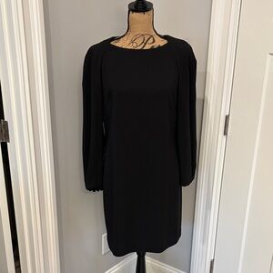 Trina Turk Classic Black Long Sleeve Dress